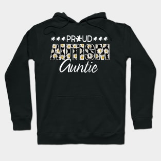 Daisy Autism Awareness Proud Autism Auntie Hoodie